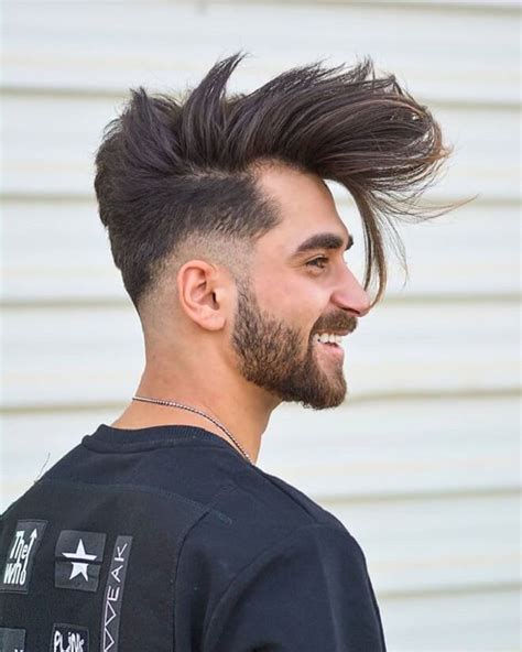 hair cut short on sides long on top|long top faded sides haircut.